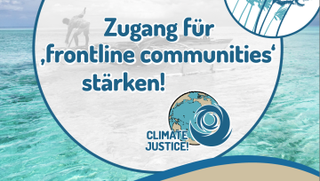 Klimafinanzierung für den Pazifik - Zugang für ´frontline communities´stärken!